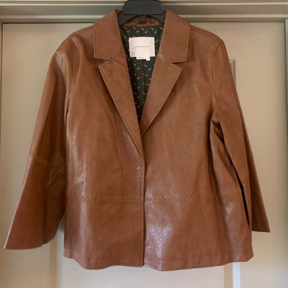 Anthropologie Leather Jacket szM